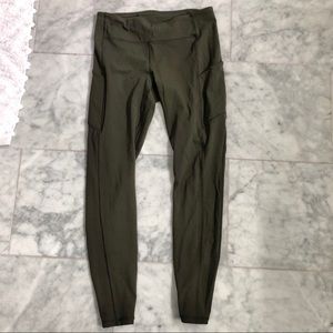 Forest Green Lululemon Speed Up Tight Yoga Pants